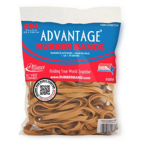 Rubber Bands: Bulk Order Size #105 Rubber Bands Advantage (25 lbs)