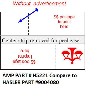Neopost/Hasler Compatible Labels: H5221